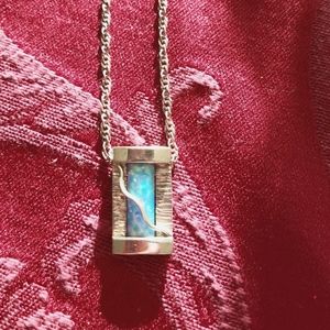 Sterling Silver Opal pendant